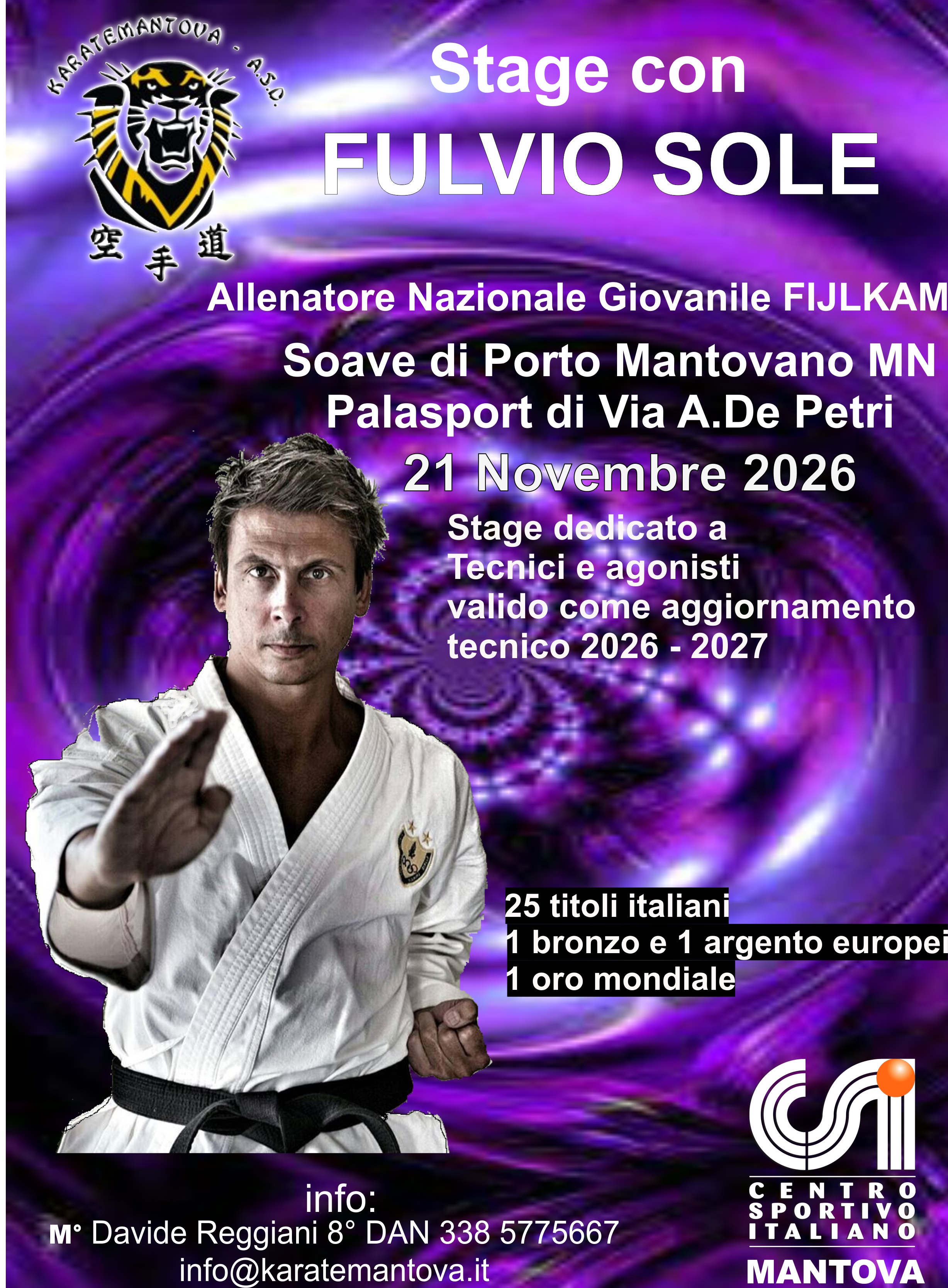 Locandina Stage con Fulvio Sole