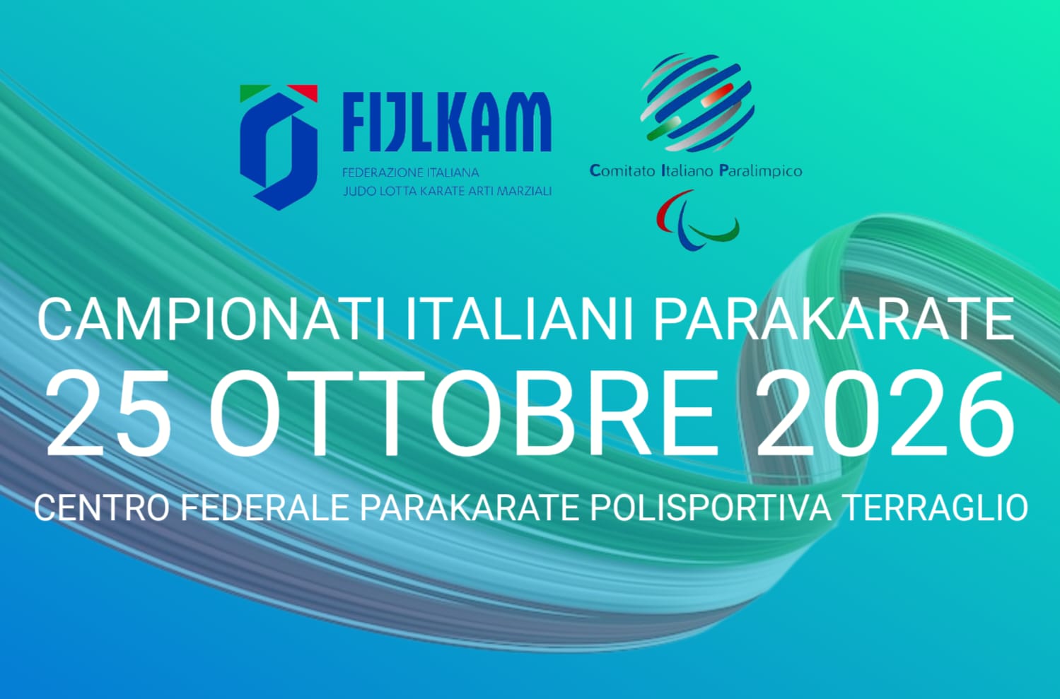 Locandina Campionati Italiani Fijlkam di Parakarate