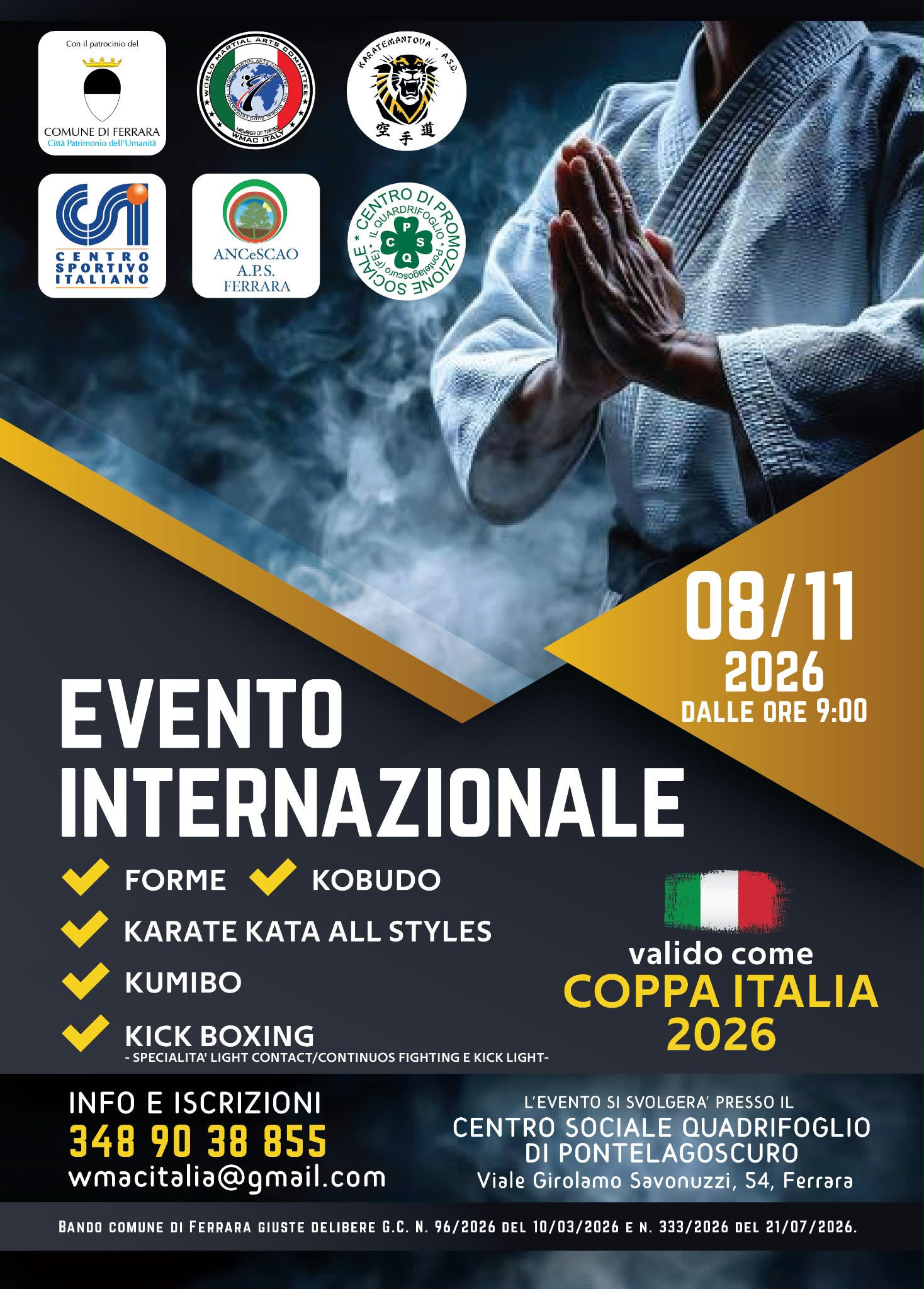 Locandina Evento Internazionale